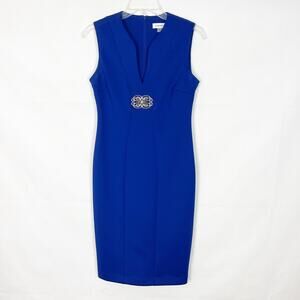 Calvin Klein Womens Dress Size 2 Event Party Cocktail Wedding Guest Evening Chic